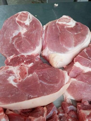 Carne de cerdo 100% de granja