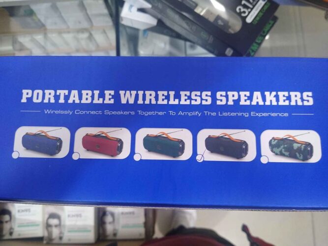 Parlante wifi con holder para celular