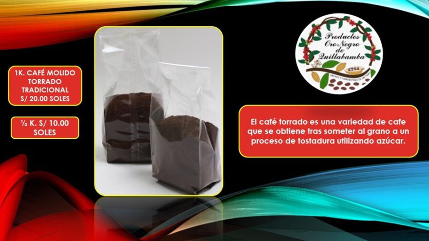 Productos Café y Chocolate Oro Negro de Quillabamba